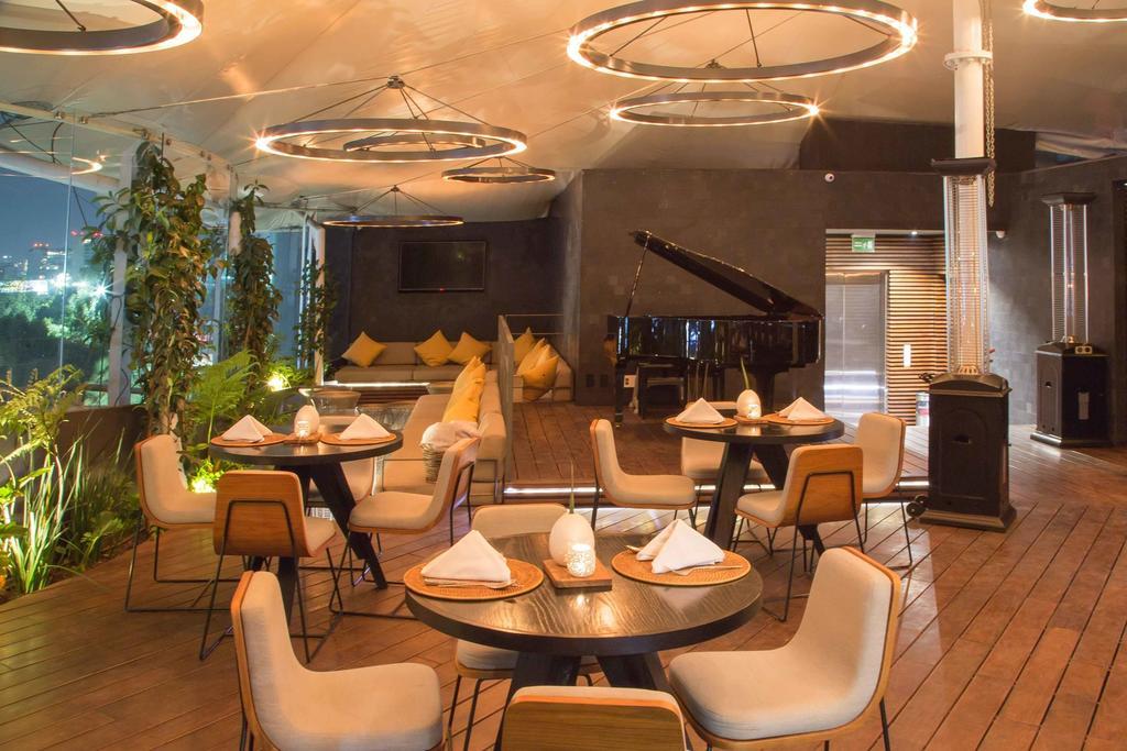 Suites Contempo Ciudad de México Exterior foto The interior of the restaurant